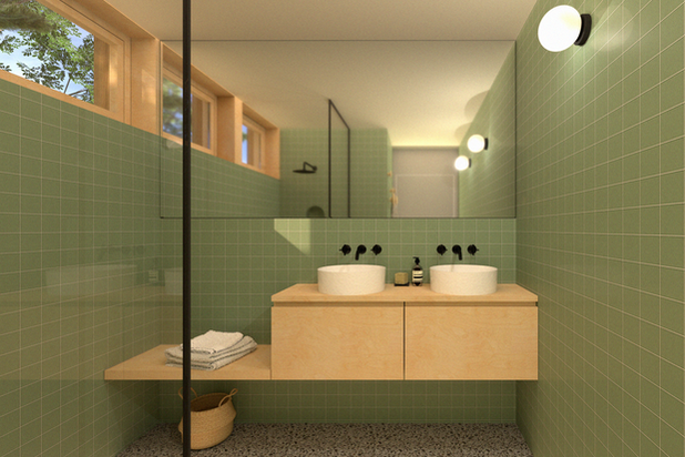 Salle de bain-construction-maison-Lège-Cap-Ferret