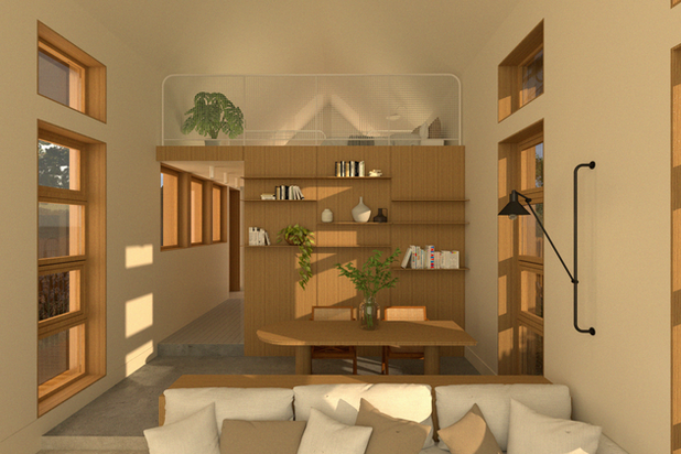 Séjour-construction-maison-Lège-Cap-Ferret