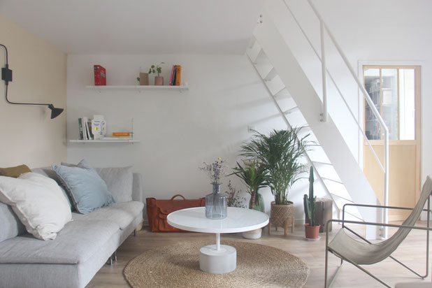 Séjour-rehabilitation-appartement-Bordeaux