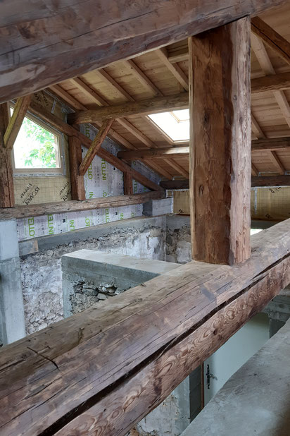 Conservation des pièces d'origines-rehabilitation-maison-Bozel