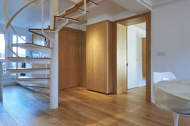 Salle à manger-rehabilitation-appartement-Paris
