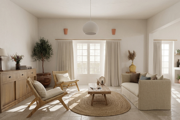 Perspective salon-renovation-maison-Eure-et-Loir