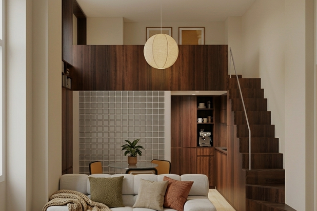 Pièce de vie-renovation-appartement-Paris