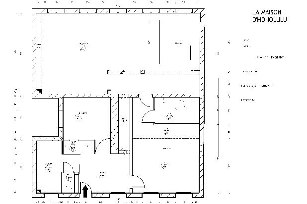 Plan de l'existant-renovation-appartement-Paris