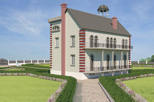 Arrière-construction-maison-Landeleau