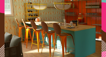 Photo d'un projet de Aménagement Café ou restaurant à Strasbourg