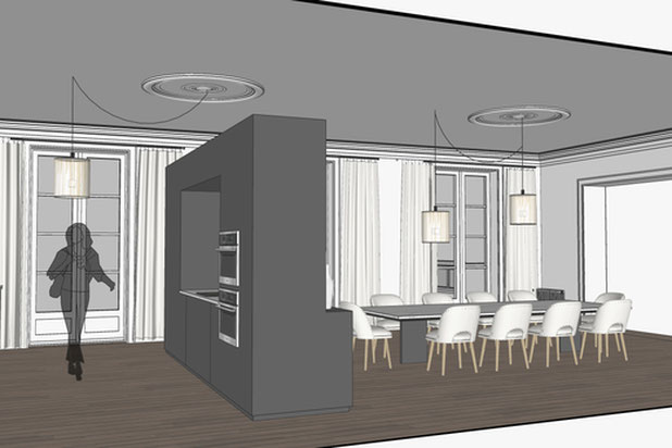 Vue Cuisine-rehabilitation-logement-Nantes