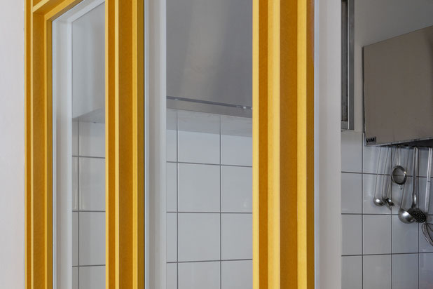 Cloison vitrée vers la cuisine-renovation-cafe_restaurant-Paris