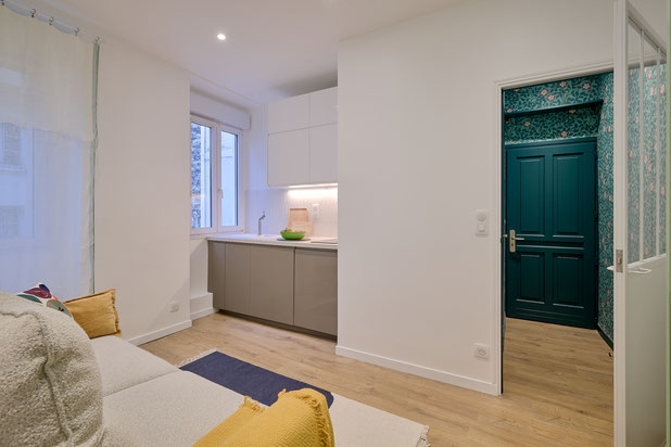 Pièce principale-renovation-appartement-Paris