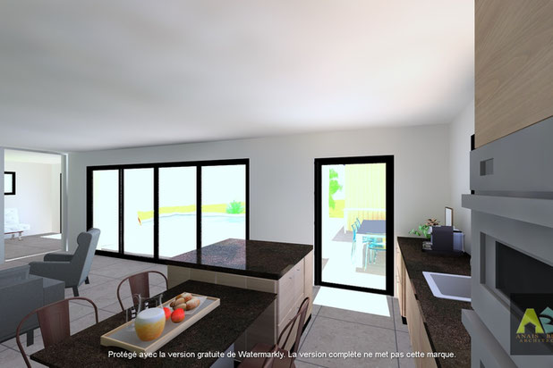 La cuisine-construction-maison-Brax