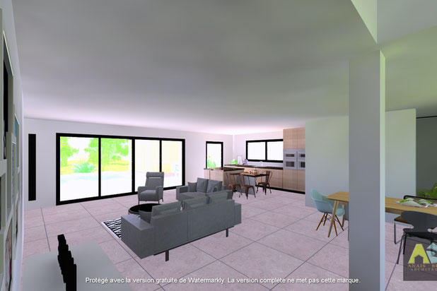Le séjour-construction-maison-Brax