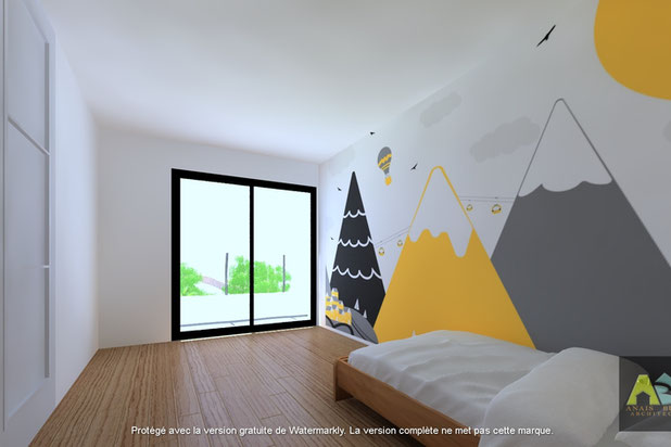 Une chambre d'enfant-construction-maison-Brax
