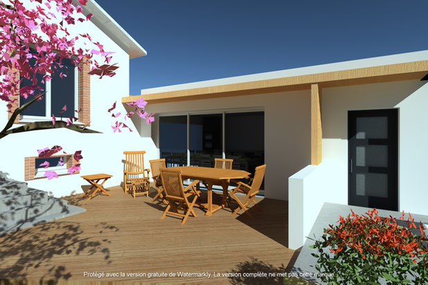 L'entrée-agrandissement_extension-maison-Toulouse