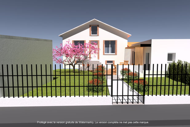L'extension à droite-agrandissement_extension-maison-Toulouse