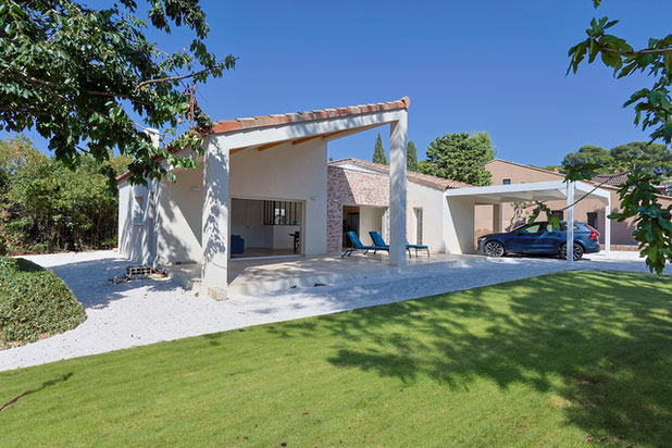 Vue exterieur de la villa-construction-maison-La Garde