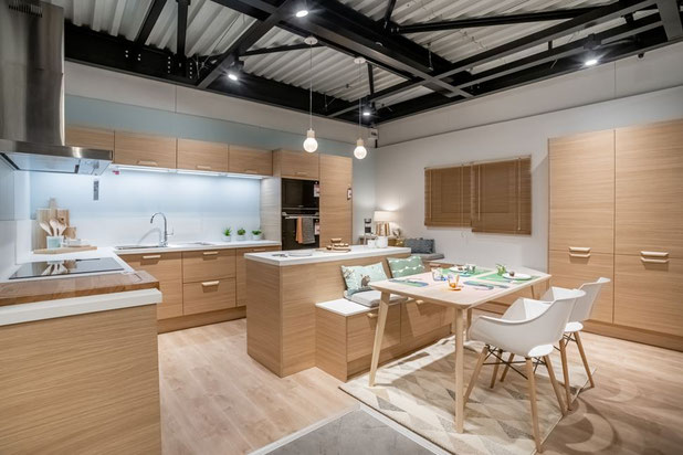 Cuisine familiale au touches scandinaves-amenagement-boutique_local-Bordeaux