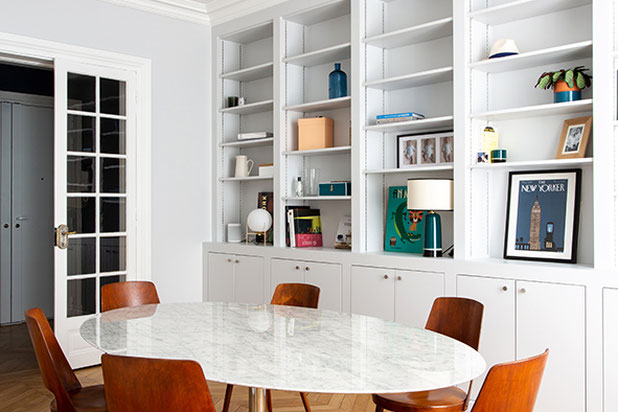 salle à manger-renovation-appartement-Paris