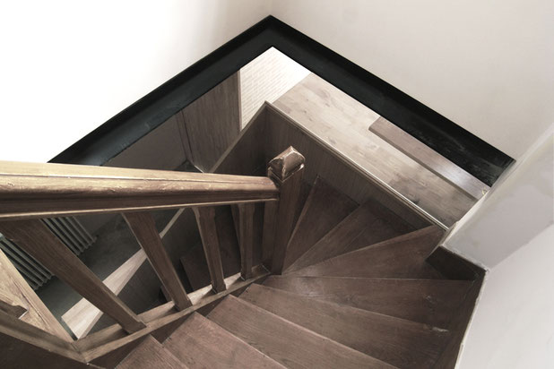 escalier de la maison existante-agrandissement_extension-maison-Rosny-sous-Bois