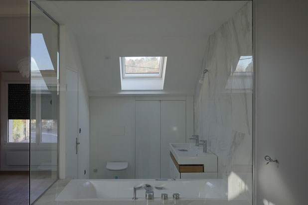suite parentale, salle de bain-renovation-maison-Rueil-Malmaison