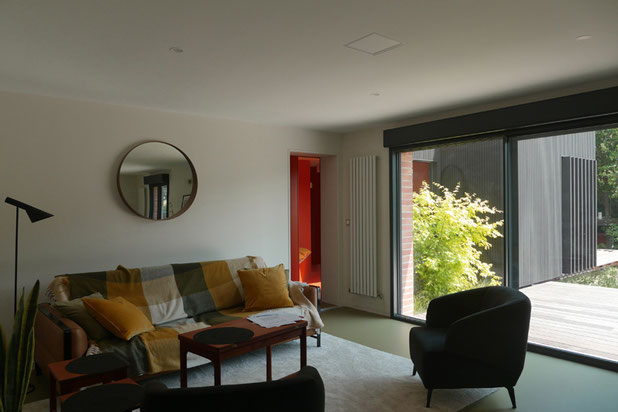 vue du salon de la maison existante vers l'extension-agrandissement_extension-maison-Lambersart
