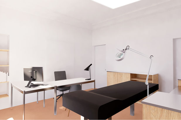 Salle de consultation-amenagement-immeuble-Paris