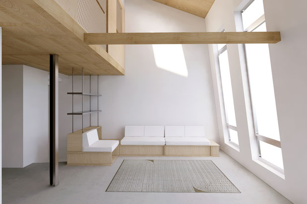 L'espace salon-surelevation-logement-Nice