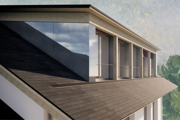 vue extérieure-surelevation-extension-Nantes