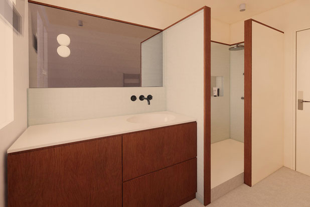 La salle de bain-renovation-appartement-La Baule-Escoublac