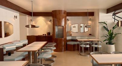 Photo d'un projet de Aménagement Café ou restaurant à Nantes