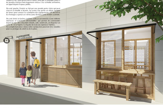 Perspective extérieure-construction-boutique_local-Clamart
