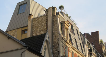 Photo d'un projet de Surélévation Immeuble à Paris