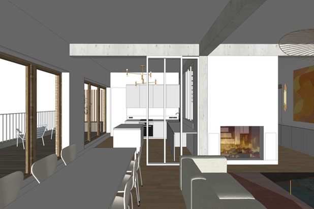 Perspective-construction-maison-Rueil-Malmaison