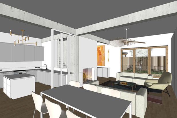 Perspective-construction-maison-Rueil-Malmaison