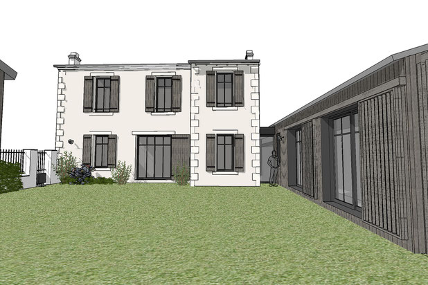 Villa rochelaise-agrandissement_extension-maison-La Rochelle