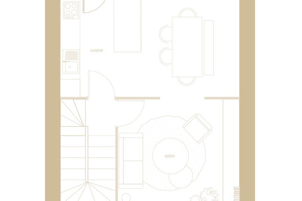 Plan projet R+1-renovation-maison-Rennes