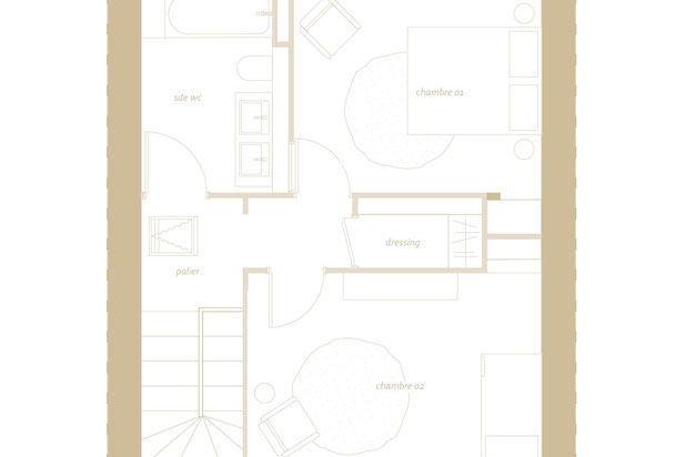 Plan projet R+2-renovation-maison-Rennes