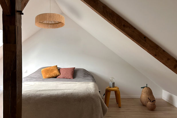 Chambre sous comble-renovation-maison-Rennes