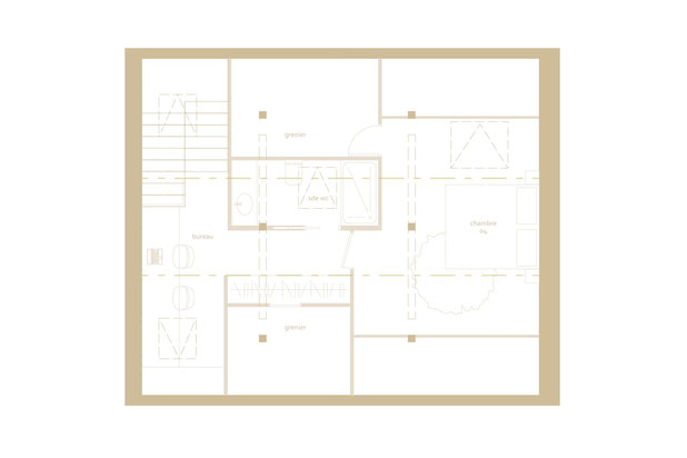 Plan projet R+2-renovation-maison-Rennes