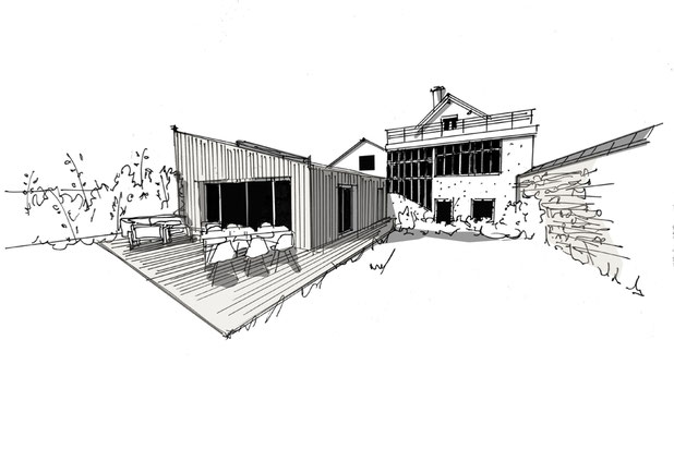 Transformation d'un hangar en habitation-rehabilitation-maison-Rennes