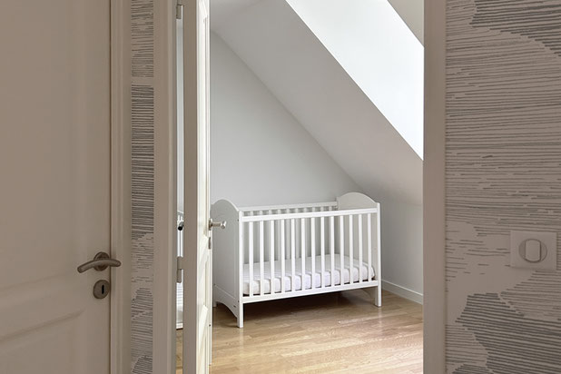 Palier des chambres enfants-renovation-maison-Rennes