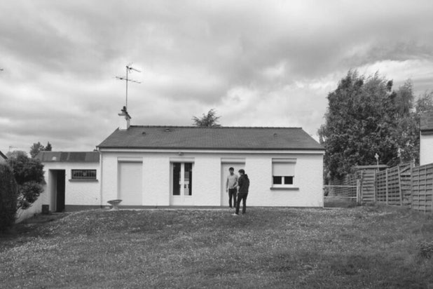 Vue existant depuis le jardin-surelevation-maison-Betton