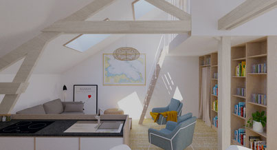 Photo d'un projet de Aménagement Appartement à Rennes
