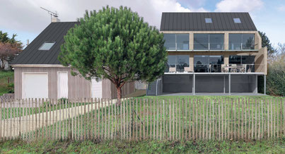 Photo d'un projet de Construction Maison à Bréhal
