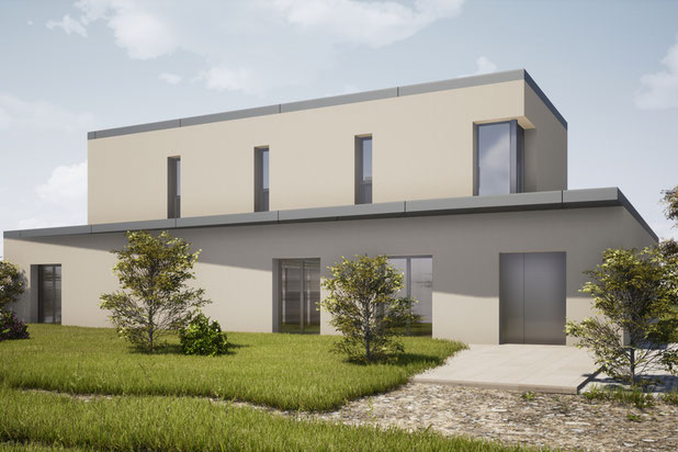 Elévation nord-construction-maison-Feyzin