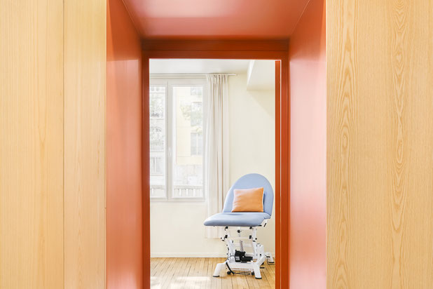 Entrée cabinet-renovation-equipement-Paris