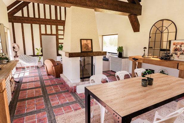 Pièce de vie-amenagement-maison-Chassignolles