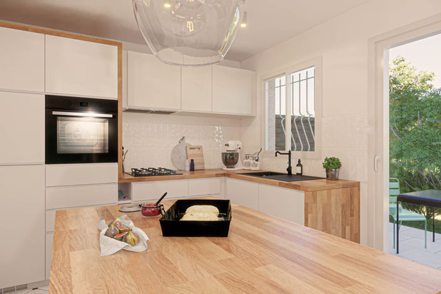 Cuisine-renovation-maison-La Roquebrussanne