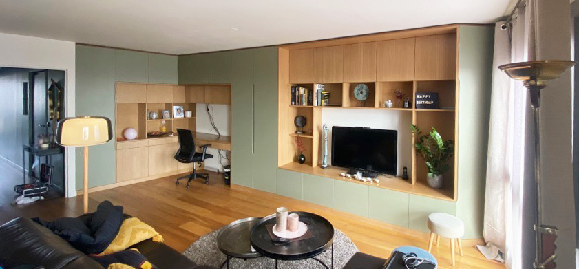 Meuble séjour – rénovation d'appartement Côte-d'Or Meuble séjour – rénovation d'appartement Côte-d'Or