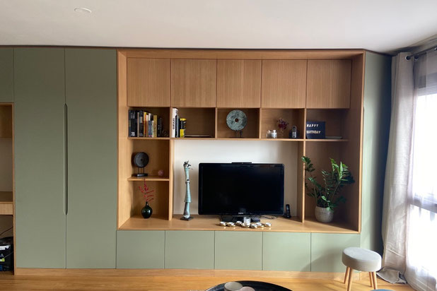 Le meuble télé-amenagement-appartement-Nogent-sur-Marne