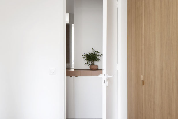 La salle de bain depuis la chambre-renovation-appartement-Nogent-sur-Marne